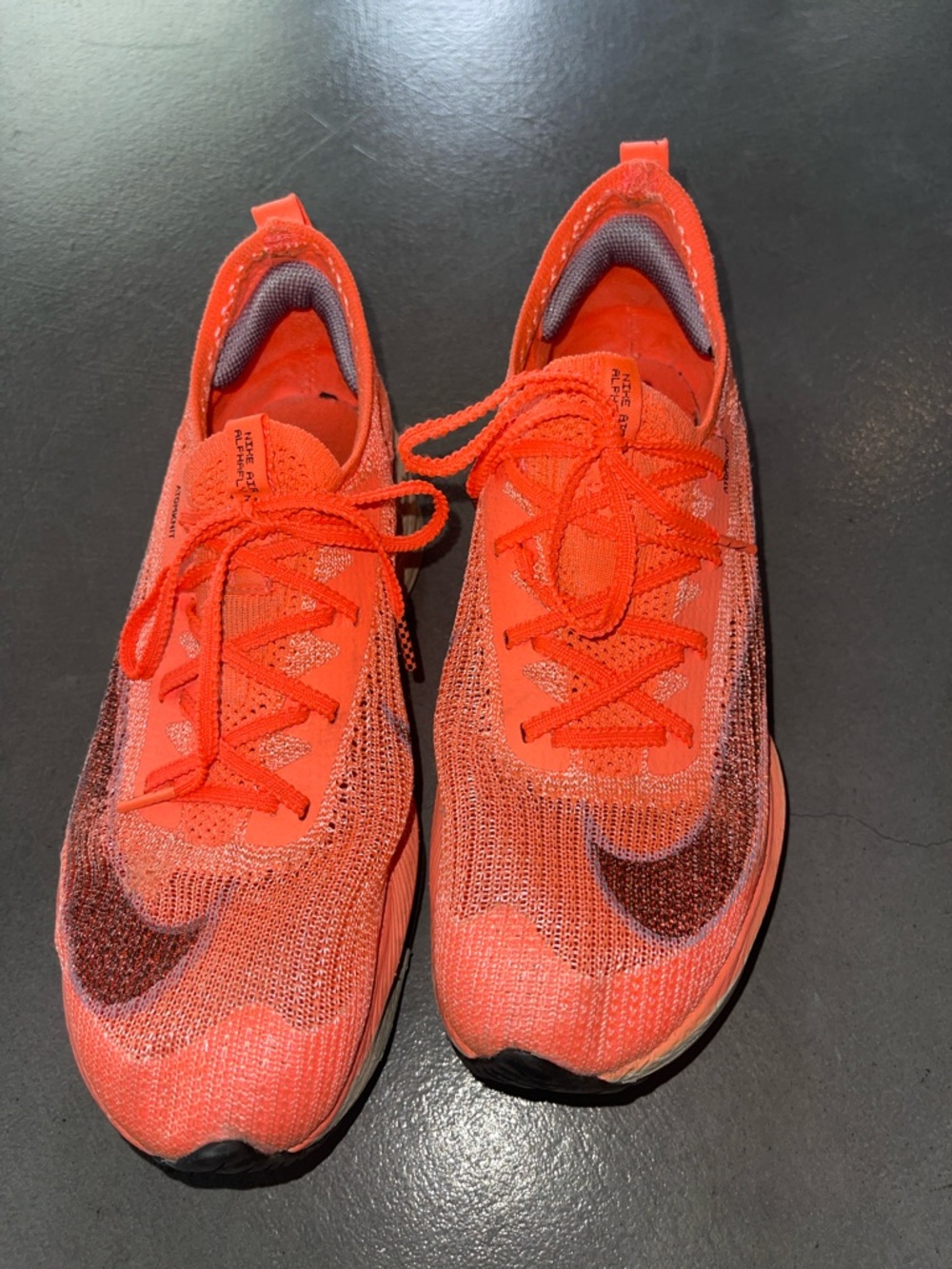 Nike Air Zoom Alphafly Nesxt%vBright Mango Orange Running Sneakers M 7.5, W 9 - Picture 2 of 9